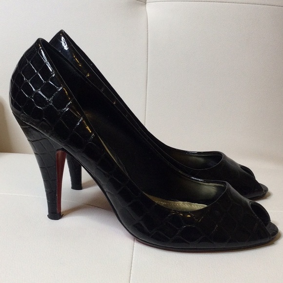 🌹HP🌹GUC Unlisted Black Red Bottom Heels, 9.5M - Picture 4 of 12